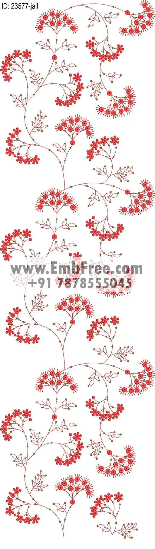 garment embroidery design
