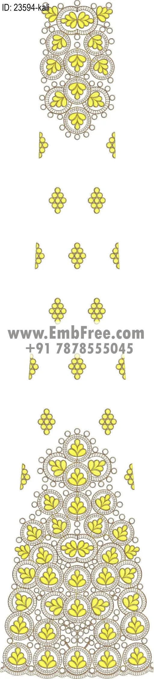 lahenga embroidery design
