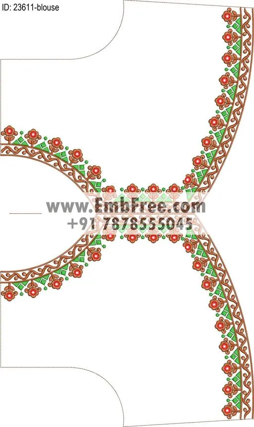 blouse embroidery design