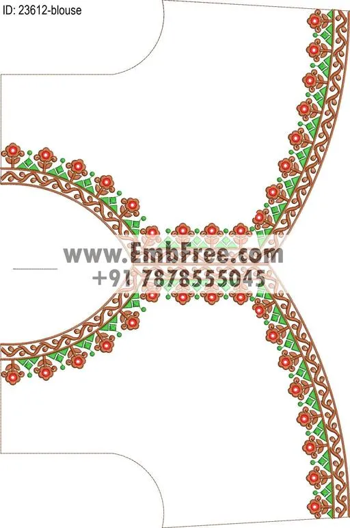 blouse embroidery design