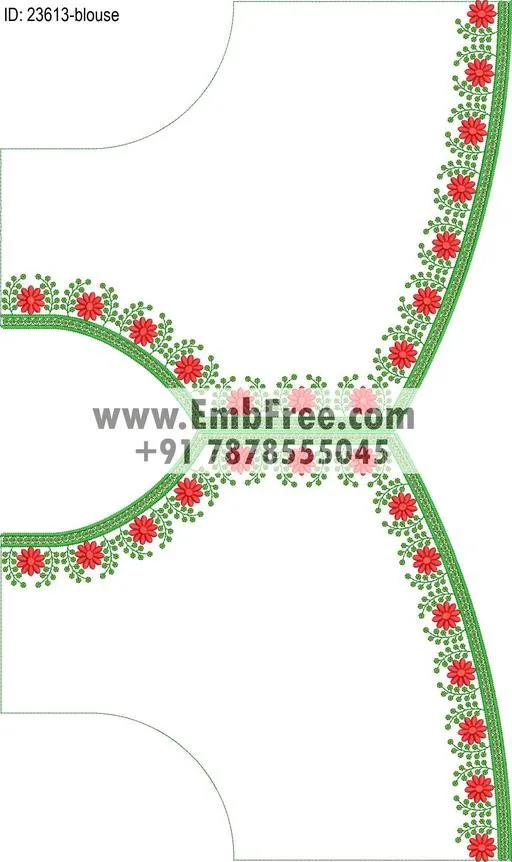 blouse embroidery design
