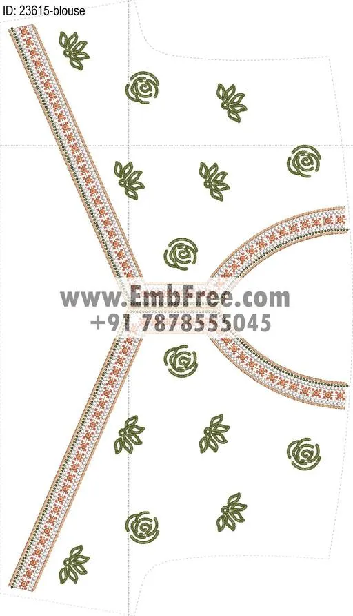 blouse embroidery design