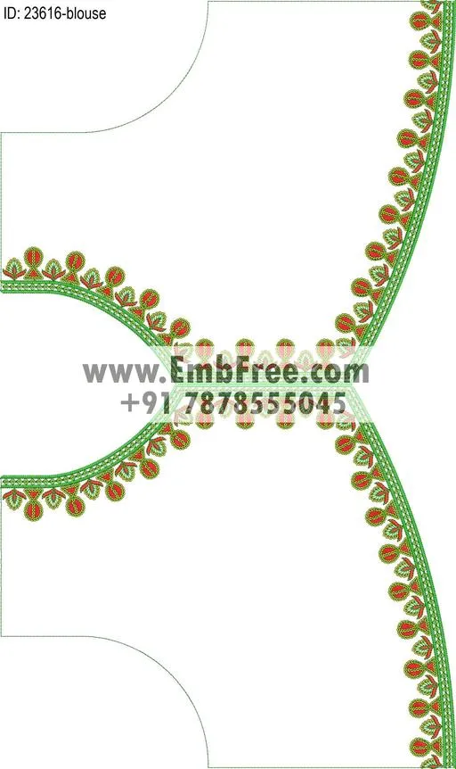 blouse embroidery design-ID:23616