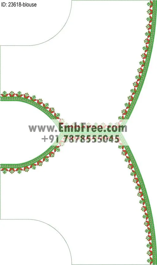 blouse embroidery design