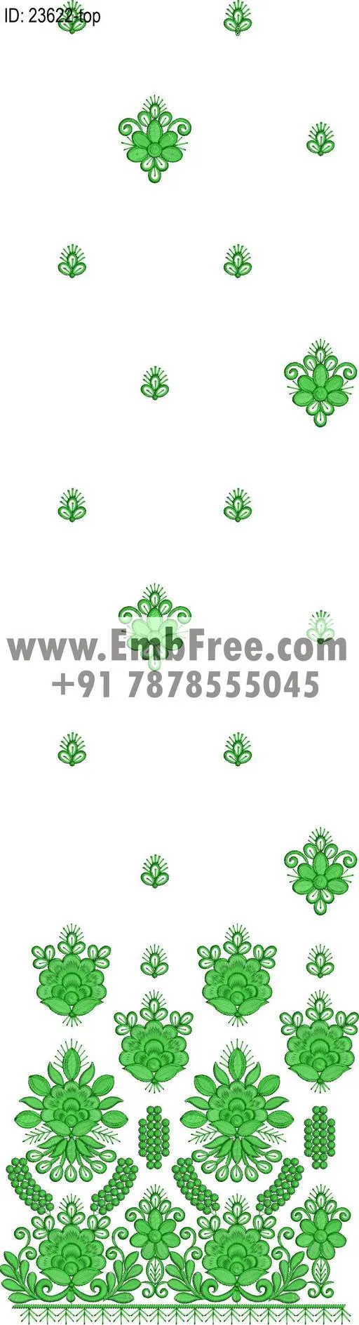 dress single head embroidery design-ID:23622