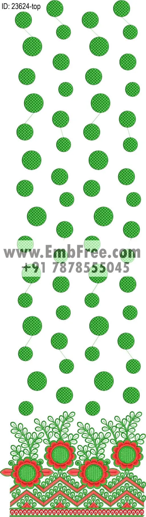 dress single head embroidery design-ID:23624