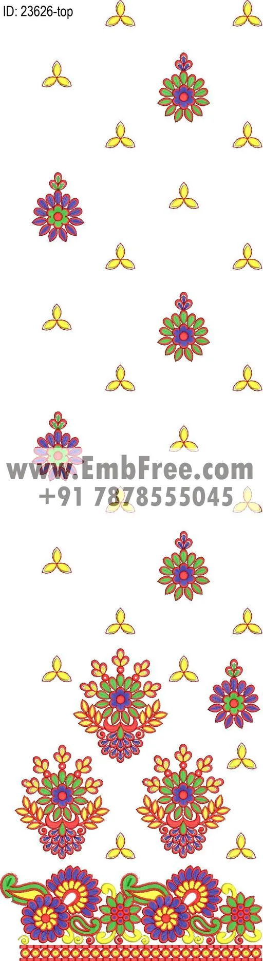 dress single head embroidery design-ID:23626