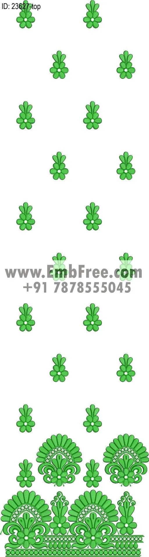 dress single head embroidery design-ID:23627