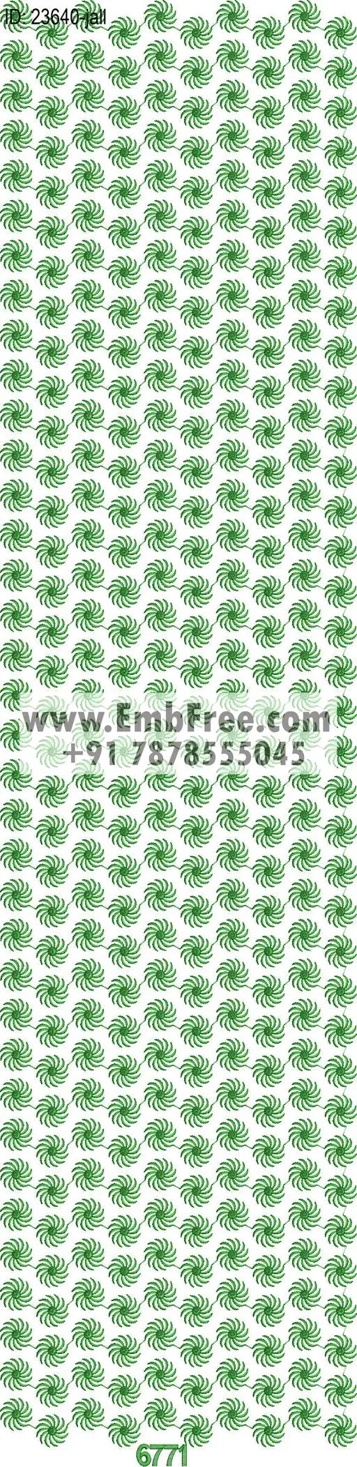 garment embroidery design - ID 23640