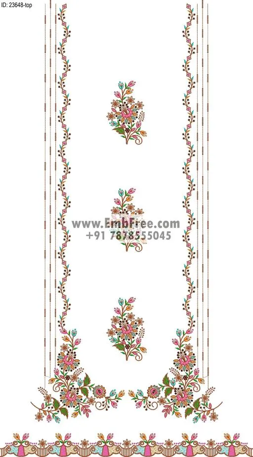 dress single head embroidery design-ID:23648
