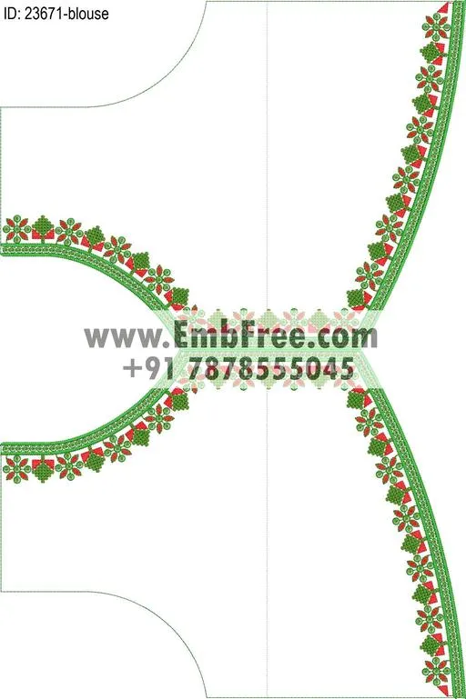 blouse embroidery design
