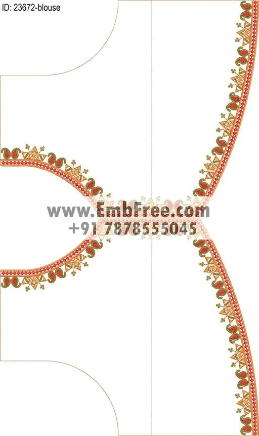 blouse embroidery design