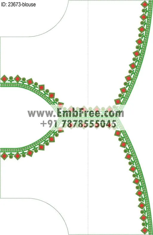 blouse embroidery design