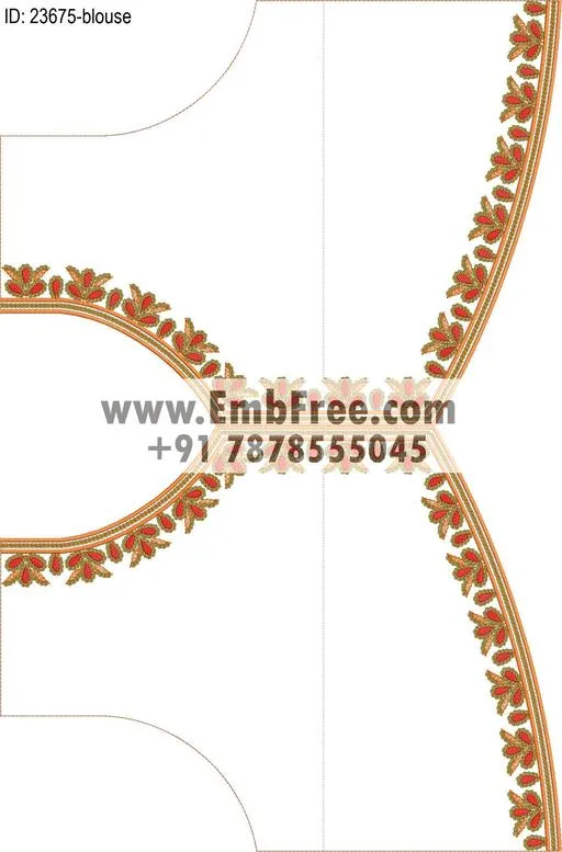 blouse embroidery design