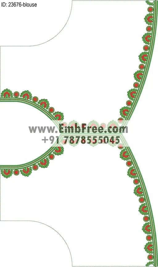 blouse embroidery design