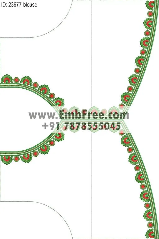 blouse embroidery design