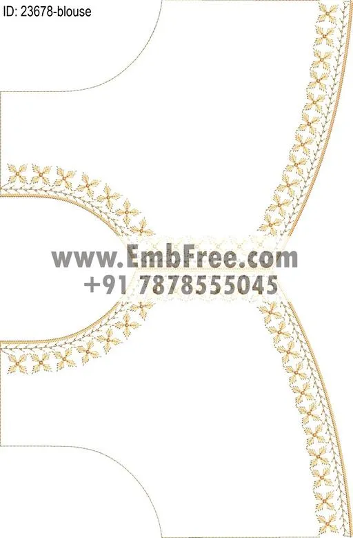 blouse embroidery design