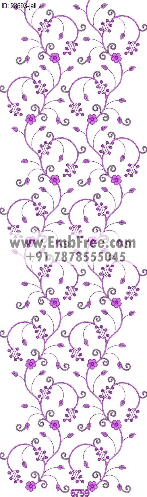 garment embroidery design