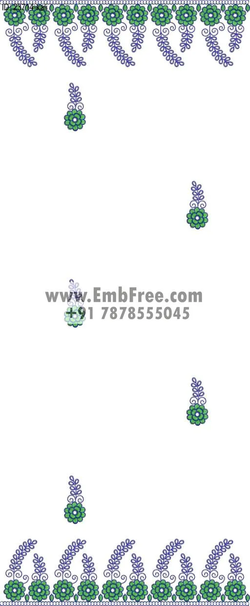 lahenga embroidery design