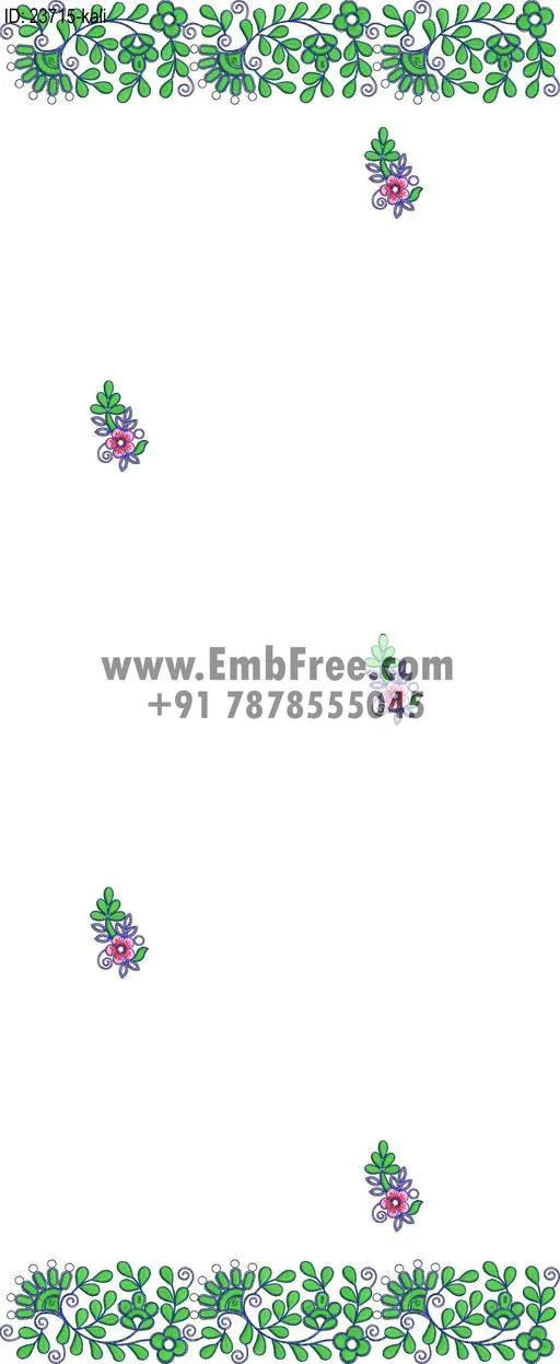 lahenga embroidery design