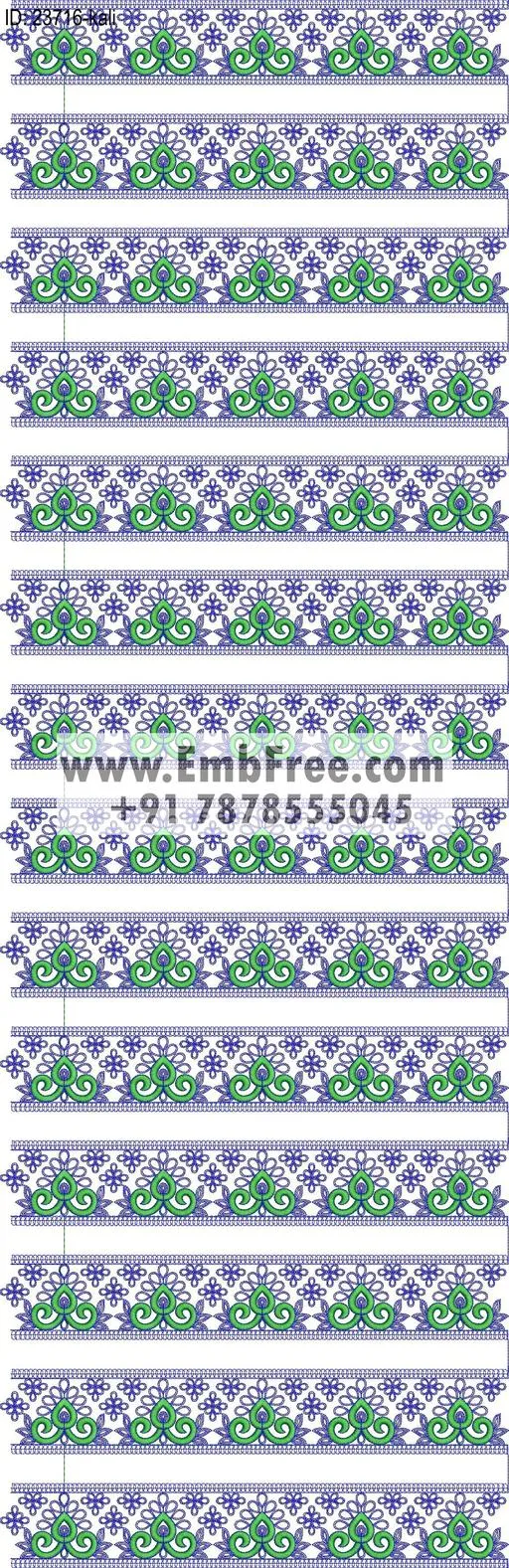 lahenga embroidery design