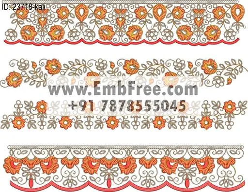 lahenga embroidery design