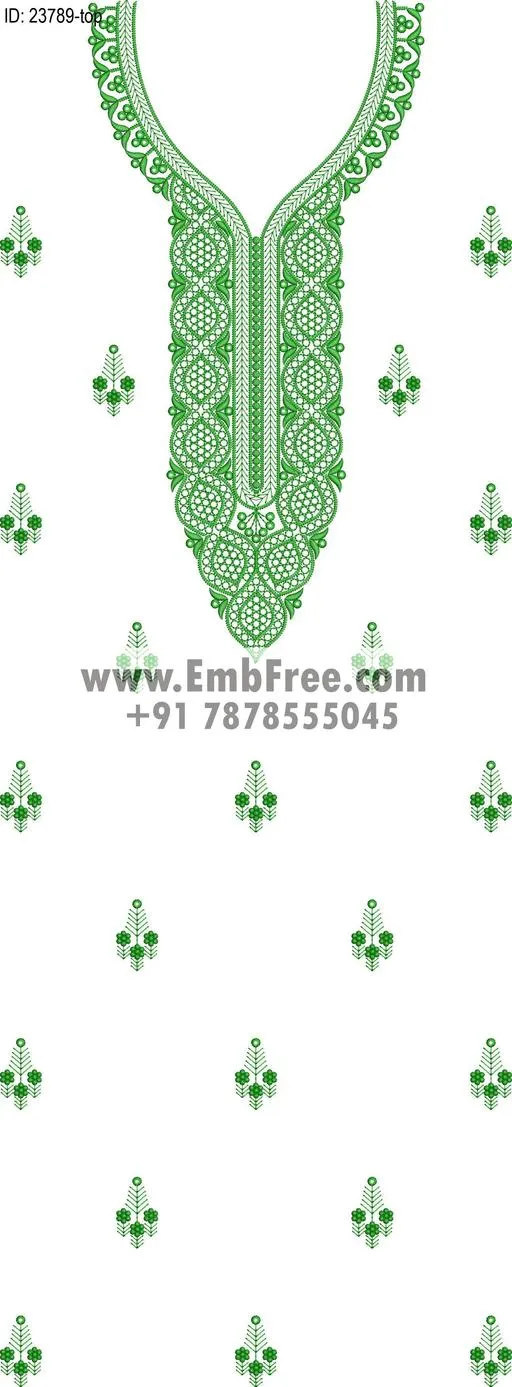 Embroidery Designs for dress id:23789