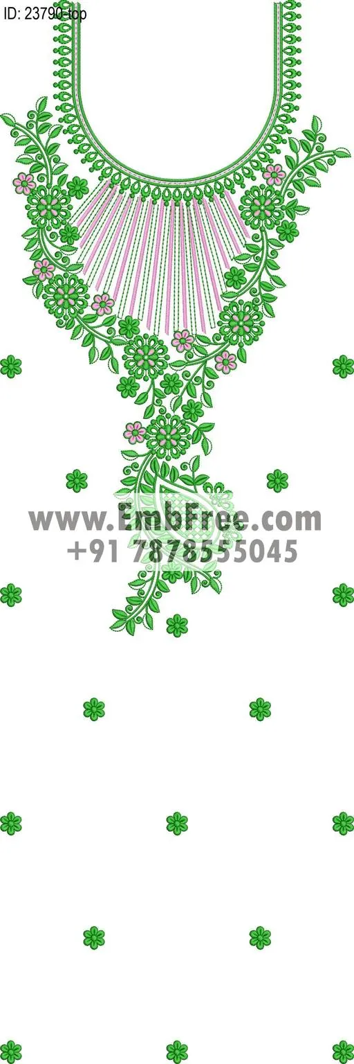Embroidery Designs for dress id:23790