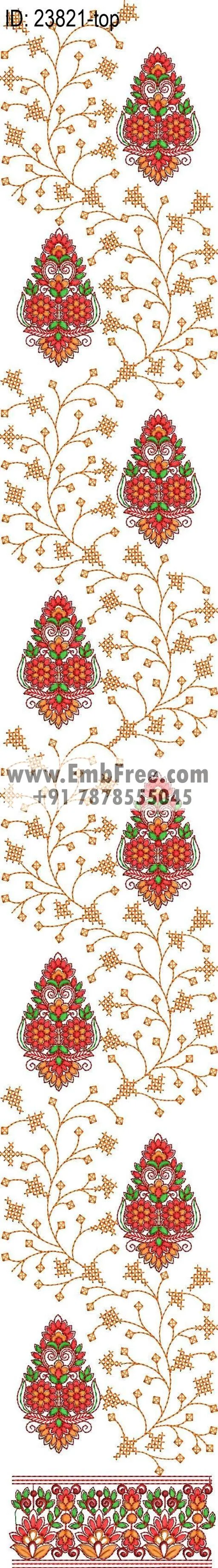 Embroidery Designs for dress id:23821