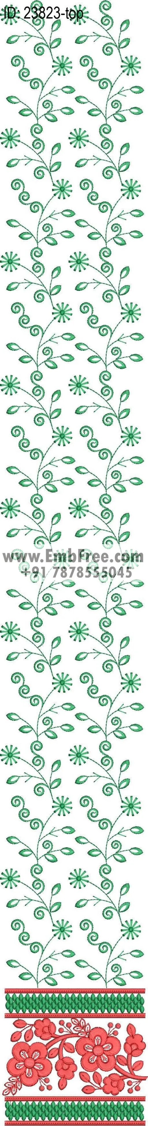 Embroidery Designs for dress id:23823