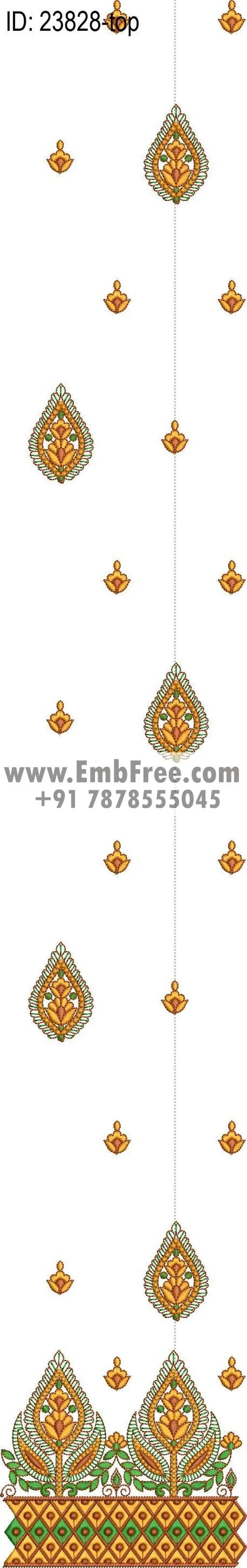 Embroidery Designs for dress id:23828