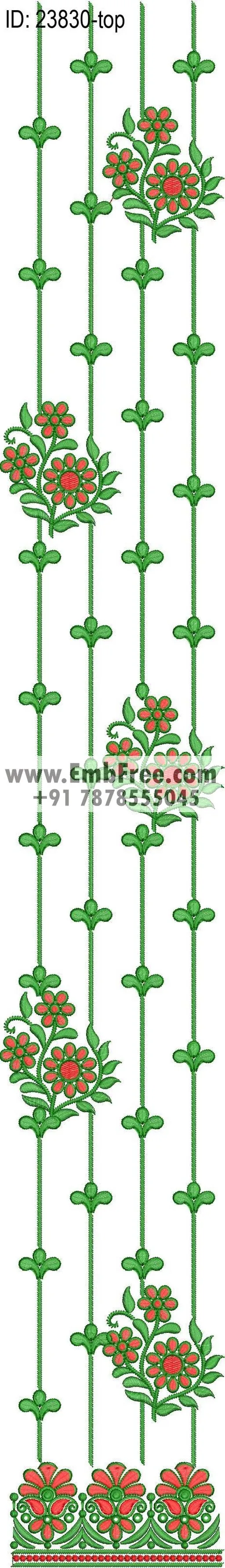 Embroidery Designs for dress id:23830