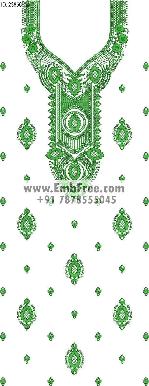 Embroidery Designs for dress id:23856