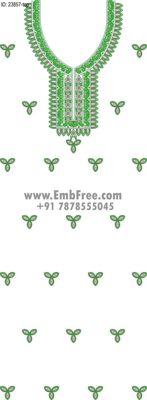 Embroidery Designs for dress id:23857