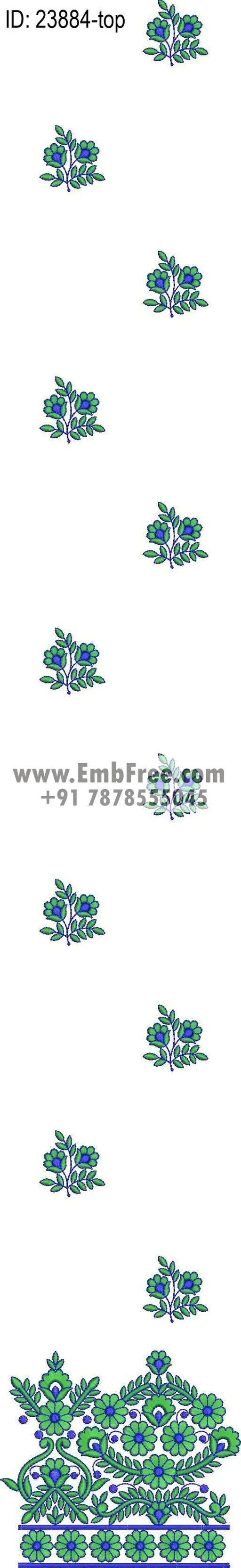 Embroidery Designs for dress id:23884
