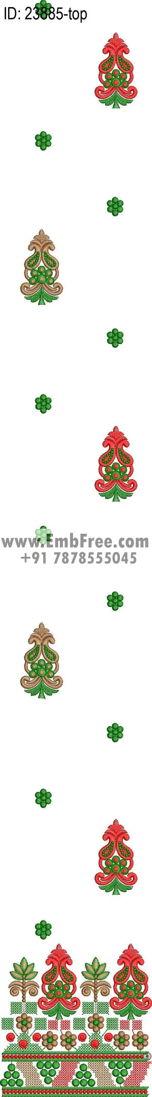 Embroidery Designs for dress id:23885