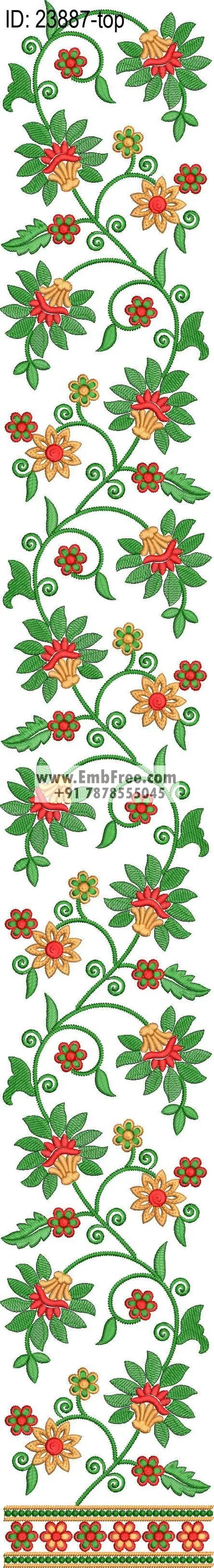 Embroidery Designs for dress id:23887