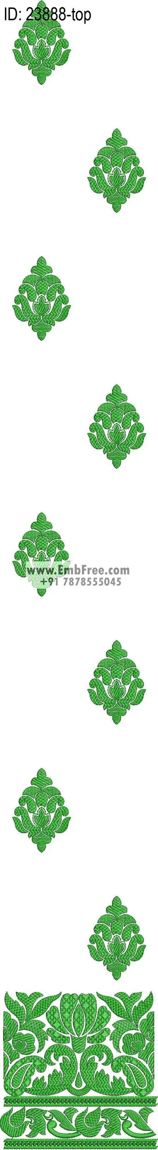 Embroidery Designs for dress id:23888