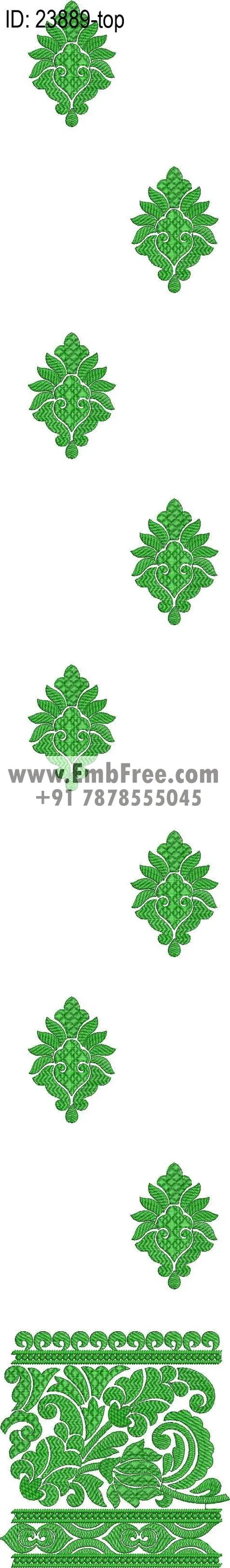 Embroidery Designs for dress id:23889