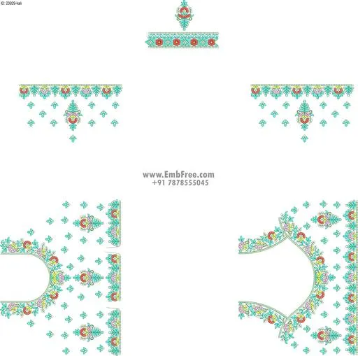 Embroidery Designs for dress id:23929