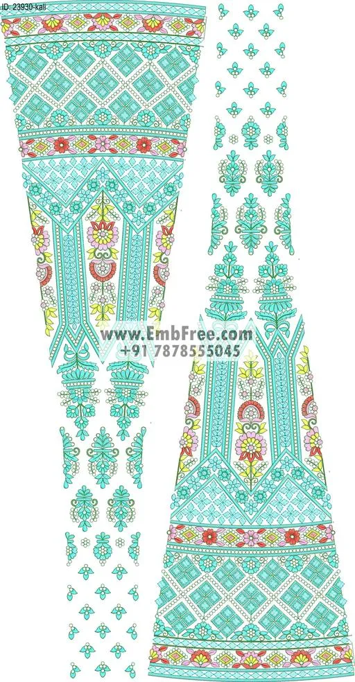 Embroidery Designs for dress id:23930