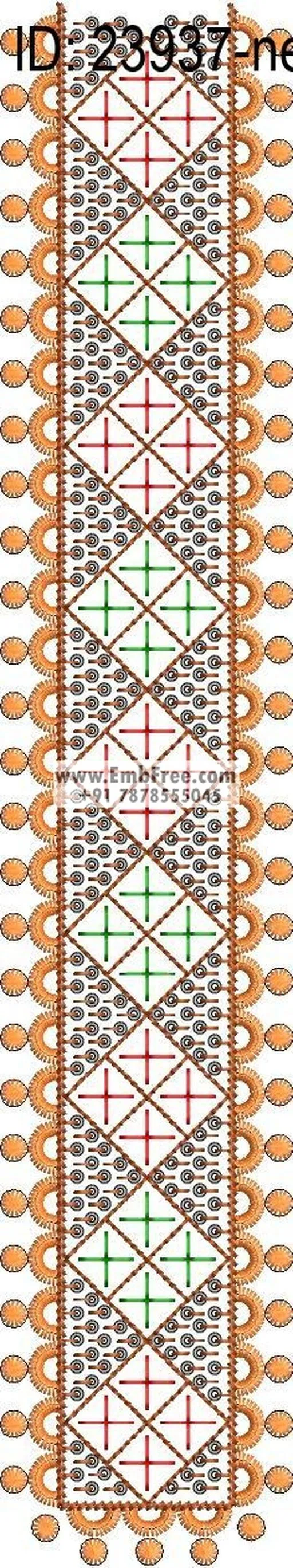 Embroidery Designs for dress id:23937