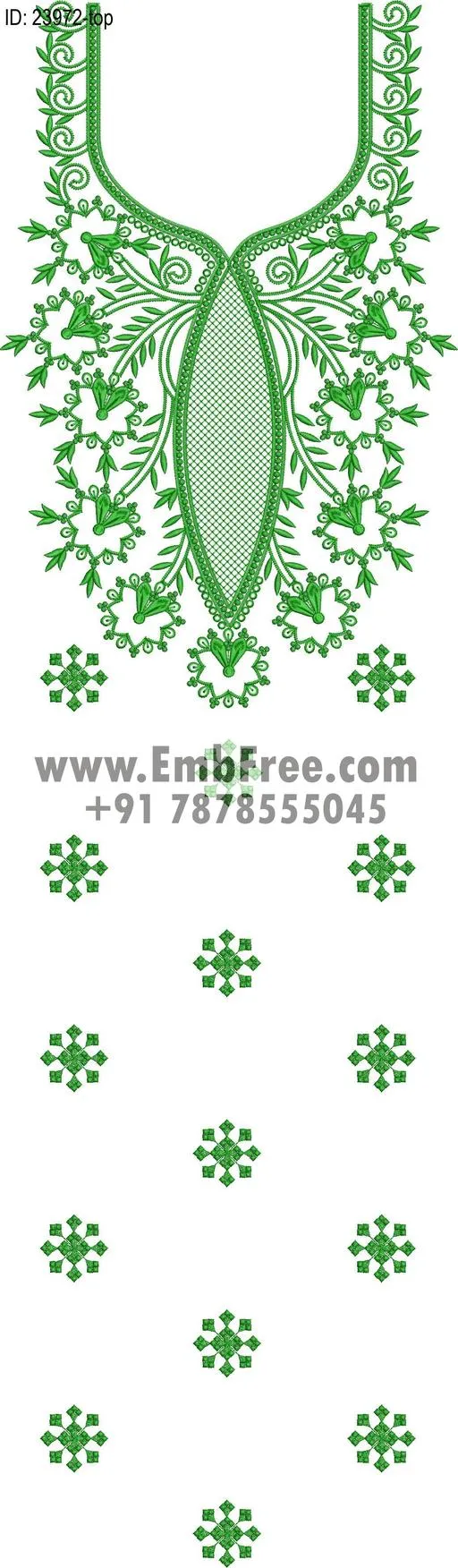 Embroidery Designs for dress id:23972