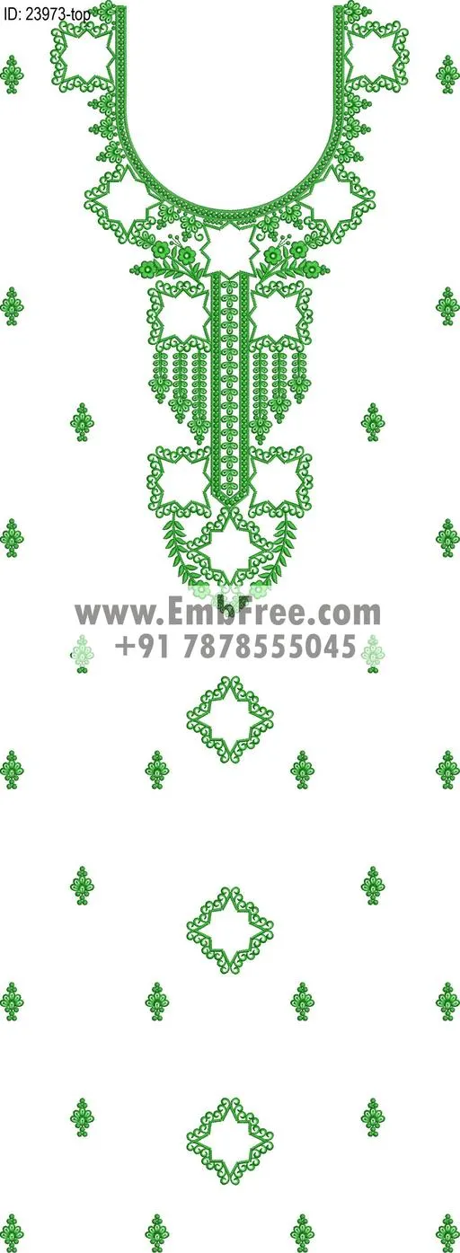 Embroidery Designs for dress id:23973