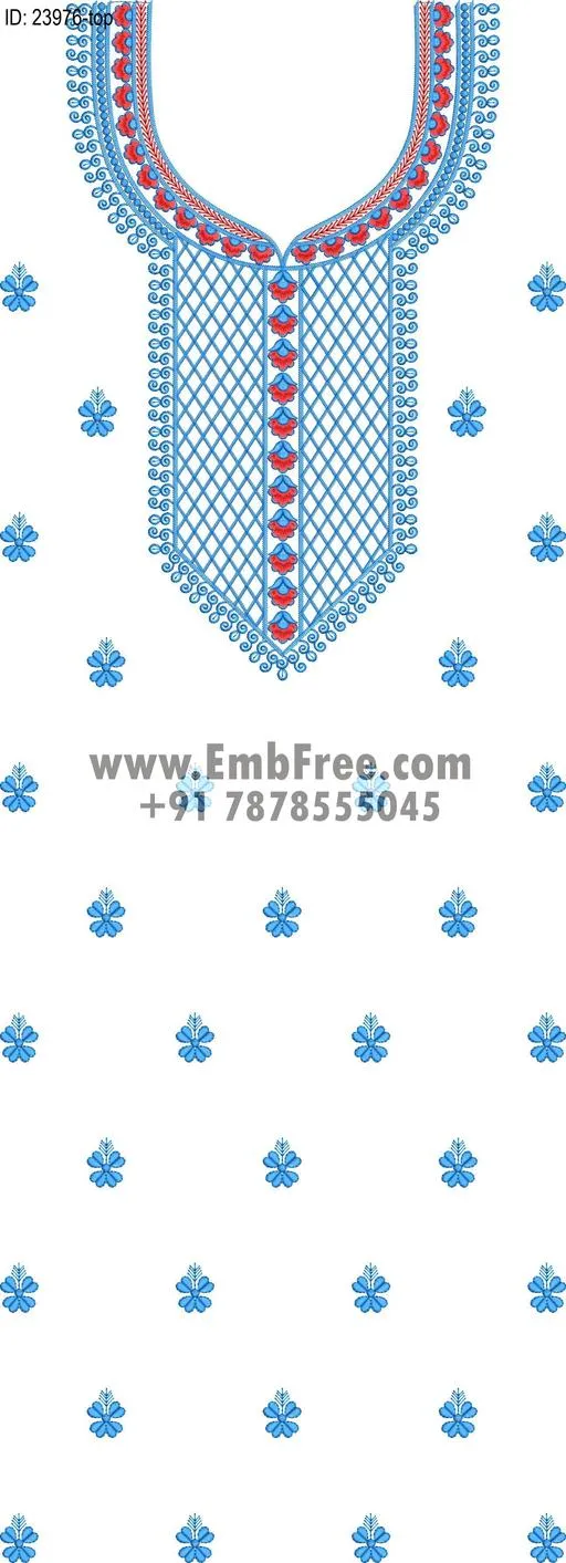 Embroidery Designs for dress id:23976