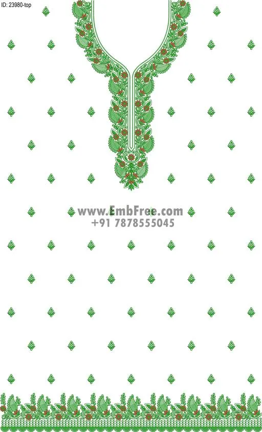 Embroidery Designs for dress id:23980