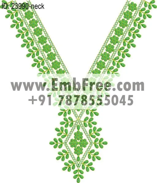 Embroidery Designs for dress id:23990