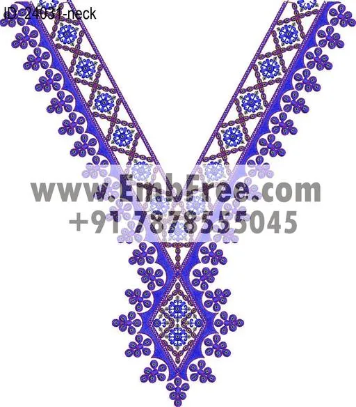Embroidery Designs for dress id:24031