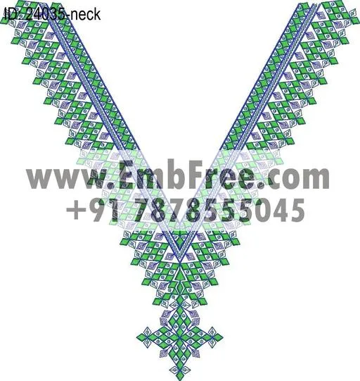 Embroidery Designs for dress id:24035