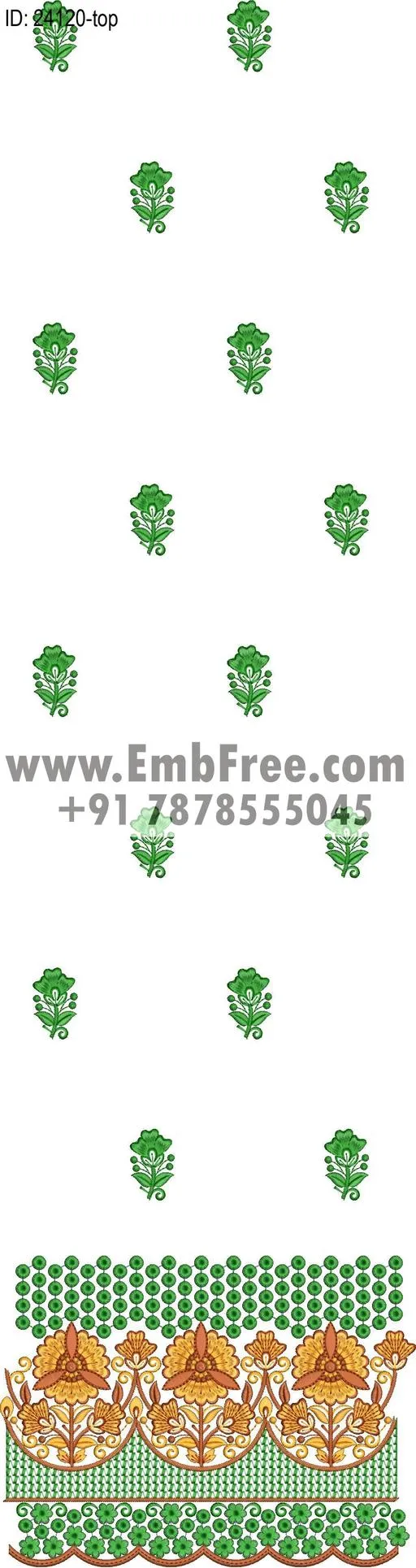 Embroidery Designs for dress id:24120